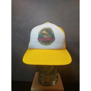 Canadian Lager Beer With Moose Logo And Yellow Mesh Trucker Style Snapback Hat